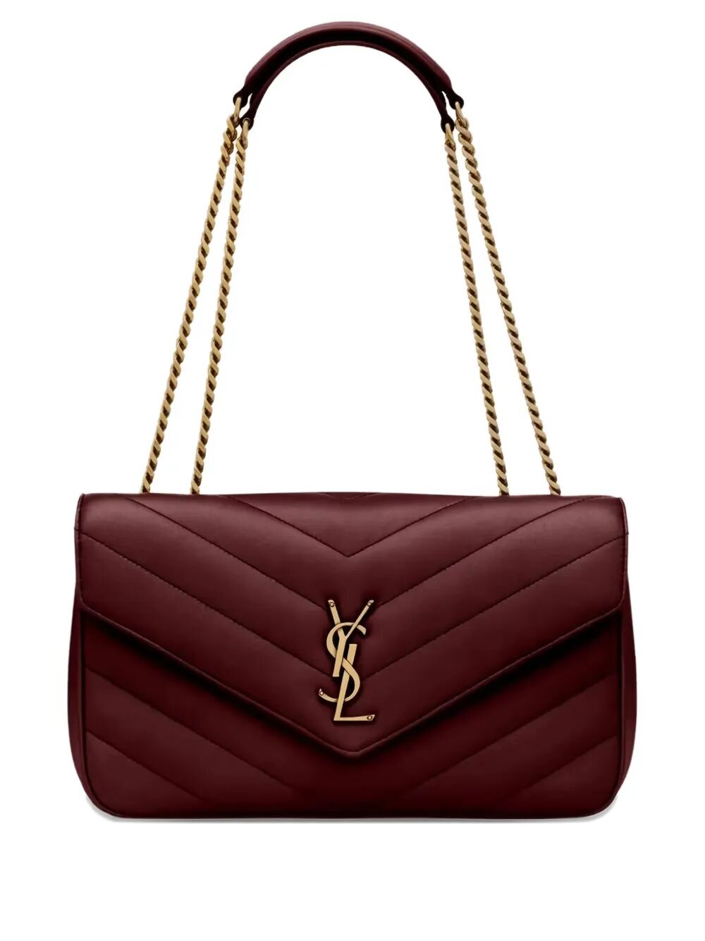 SAINT LAURENT Lambskin Shoulder Handbag - Sophisticated Style
