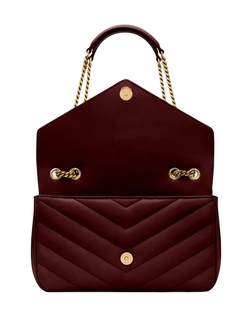 SAINT LAURENT Lambskin Shoulder Handbag - Sophisticated Style