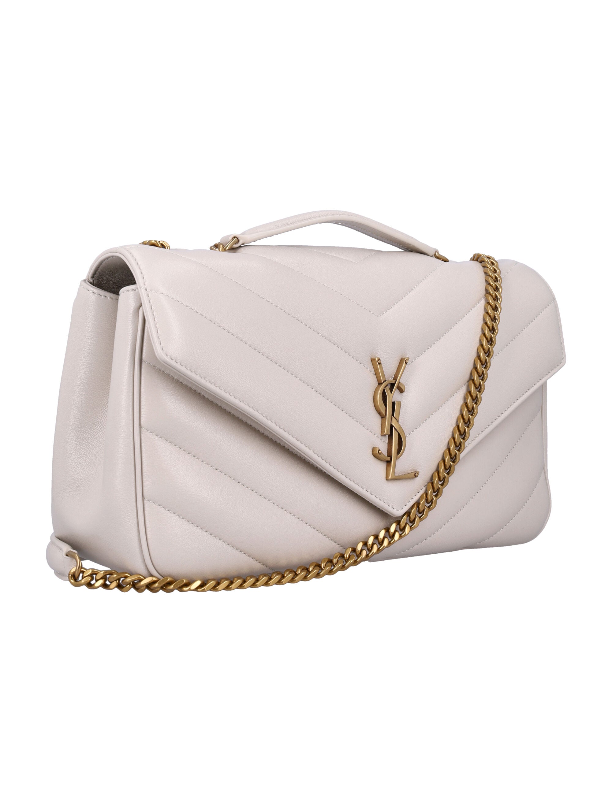 SAINT LAURENT Medium Shoulder Handbag in Soft Leather