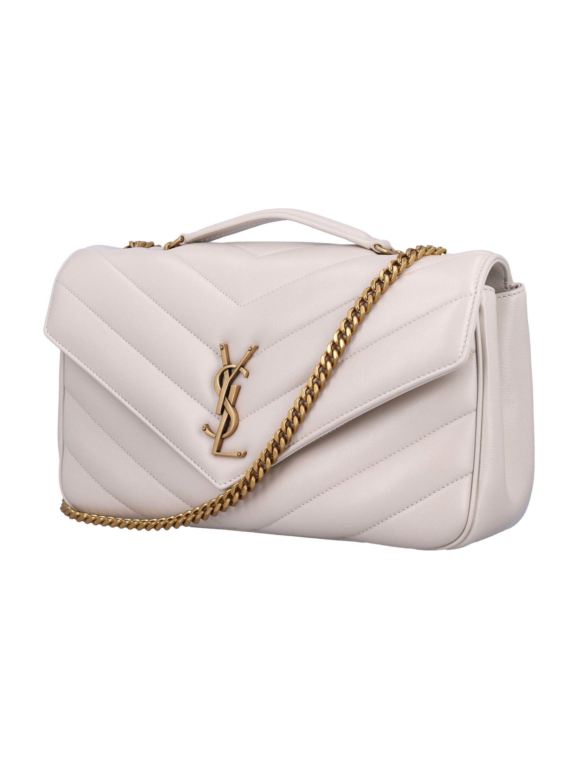 SAINT LAURENT Medium Shoulder Handbag in Soft Leather