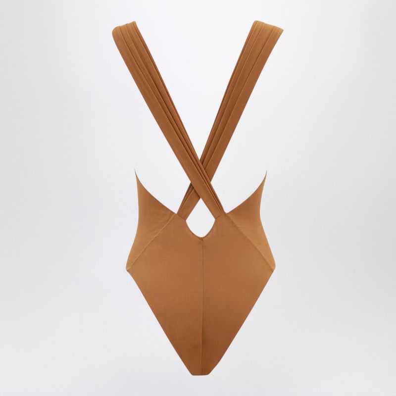 SAINT LAURENT Crossed Bodysuit for Women