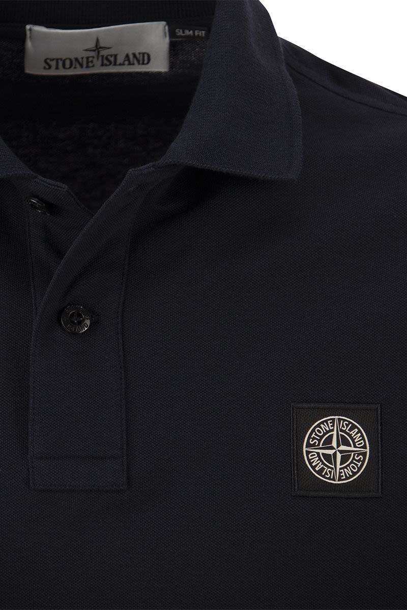 STONE ISLAND Slim Fit Cotton Polo Shirt