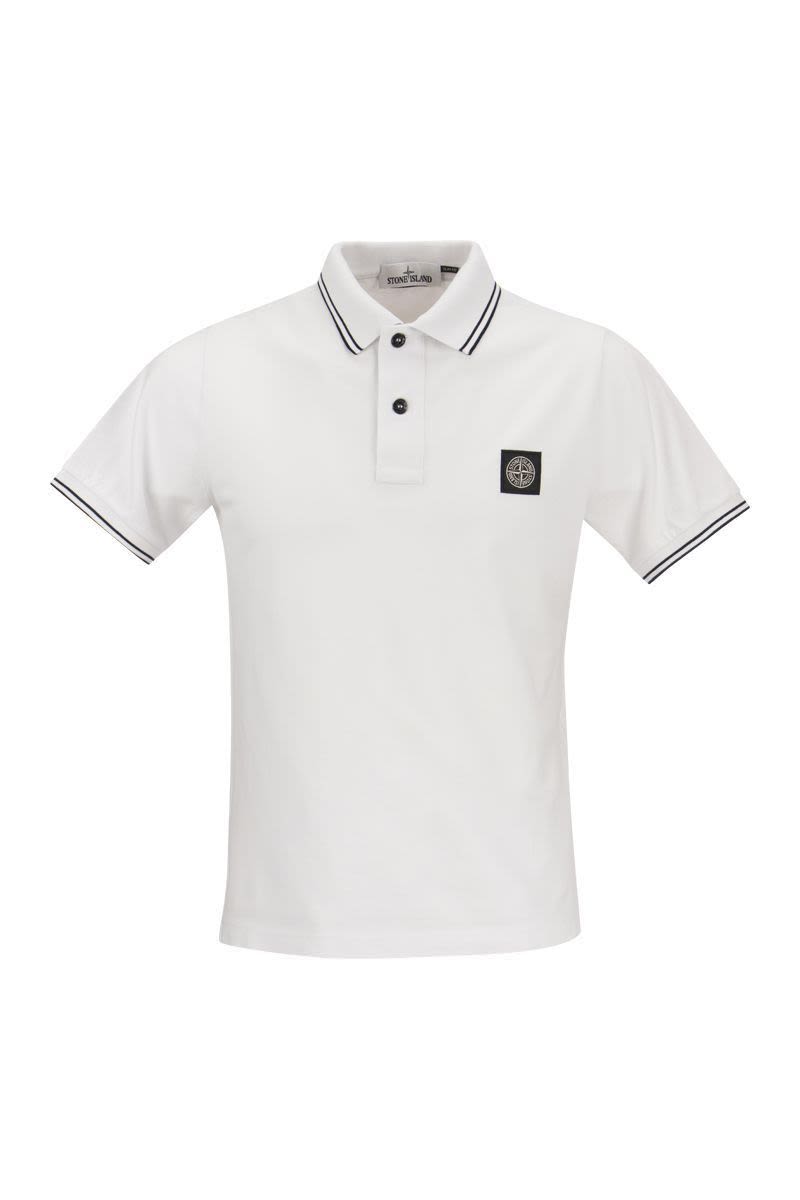 STONE ISLAND Slim Fit Cotton Polo Shirt