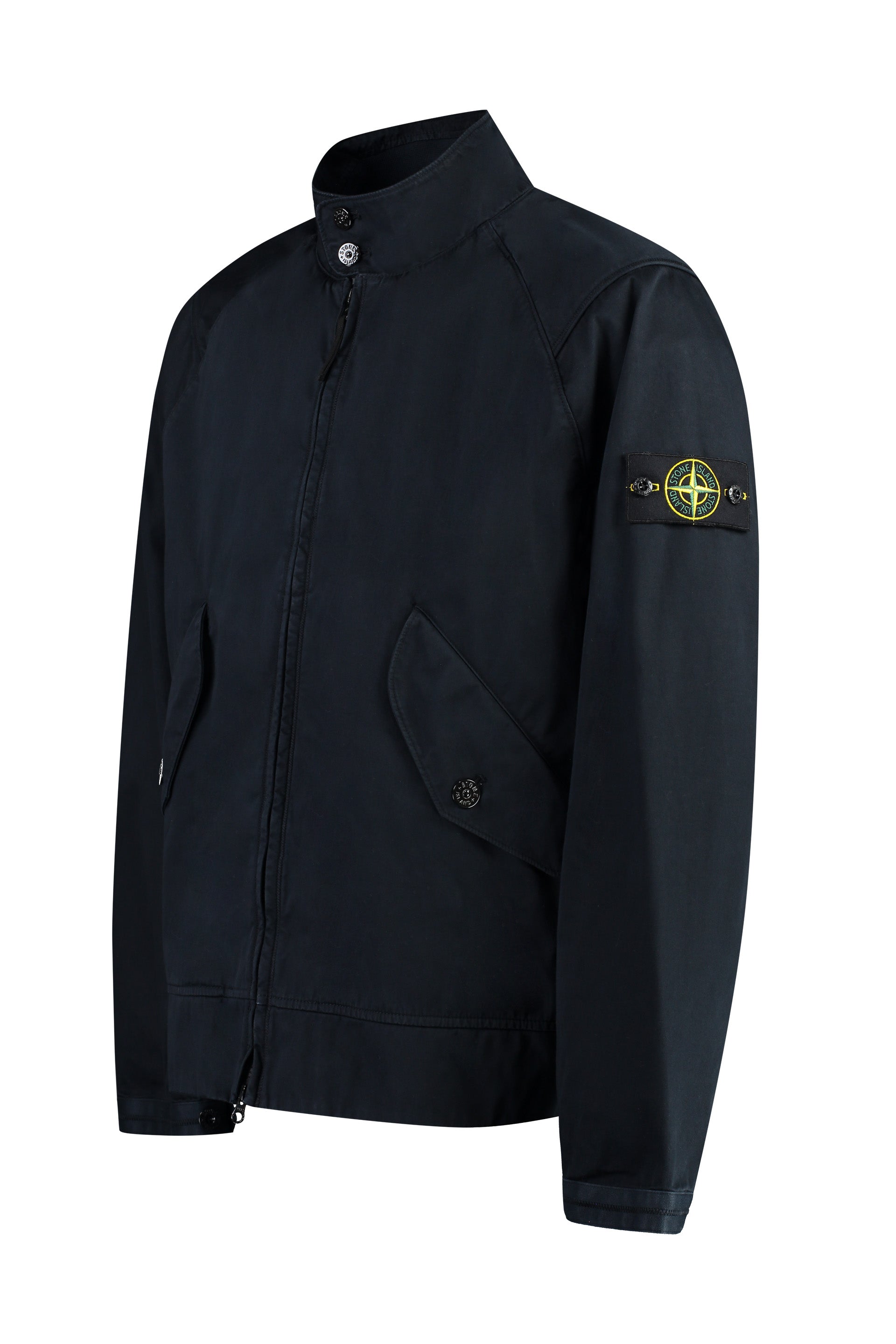 STONE ISLAND Zippered Cotton Jacket for Men - SS24 Collection