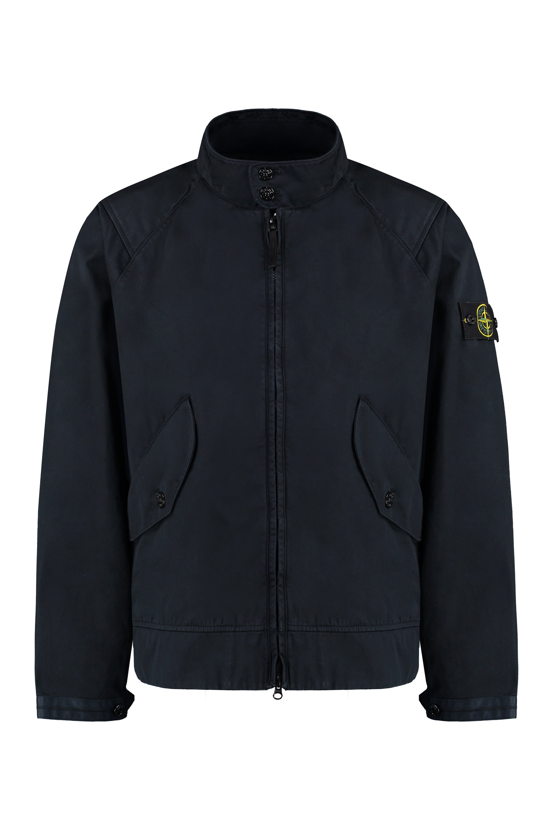 STONE ISLAND Zippered Cotton Jacket for Men - SS24 Collection