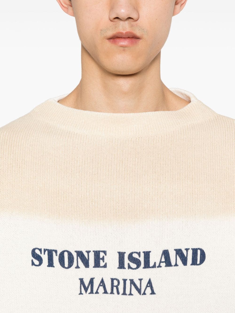 STONE ISLAND Men's Mini Knit Sweater for Spring/Summer 2024