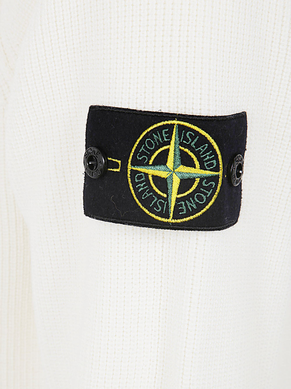 STONE ISLAND Wide Round Neck Sweater for Men - SS24