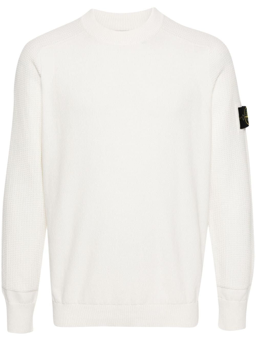 STONE ISLAND Classic Round Neck Sweater for Men - Spring/Summer 2025