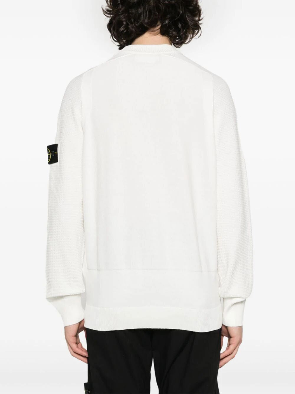 STONE ISLAND Classic Round Neck Sweater for Men - Spring/Summer 2025