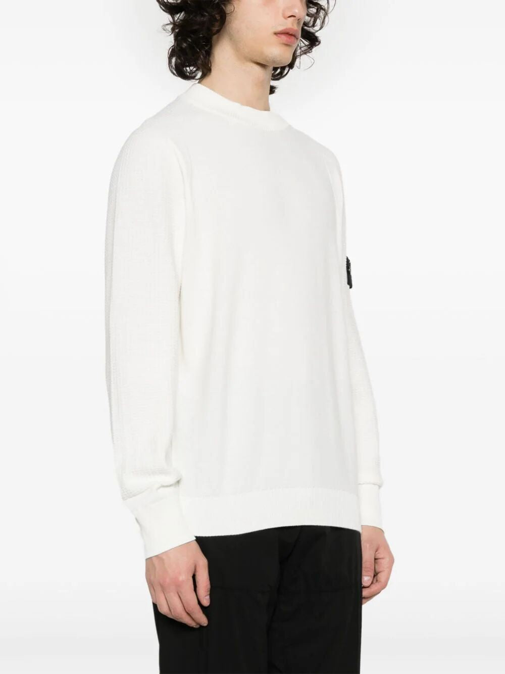 STONE ISLAND Classic Round Neck Sweater for Men - Spring/Summer 2025
