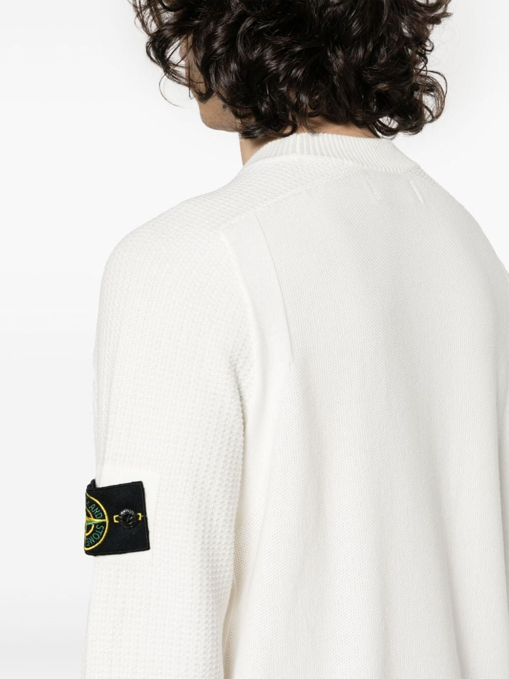 STONE ISLAND Classic Round Neck Sweater for Men - Spring/Summer 2025