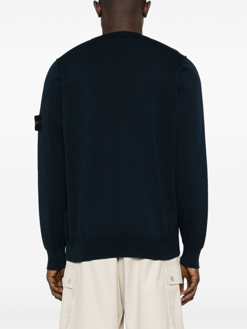 STONE ISLAND Men's Crew-Neck Cotton Jumper