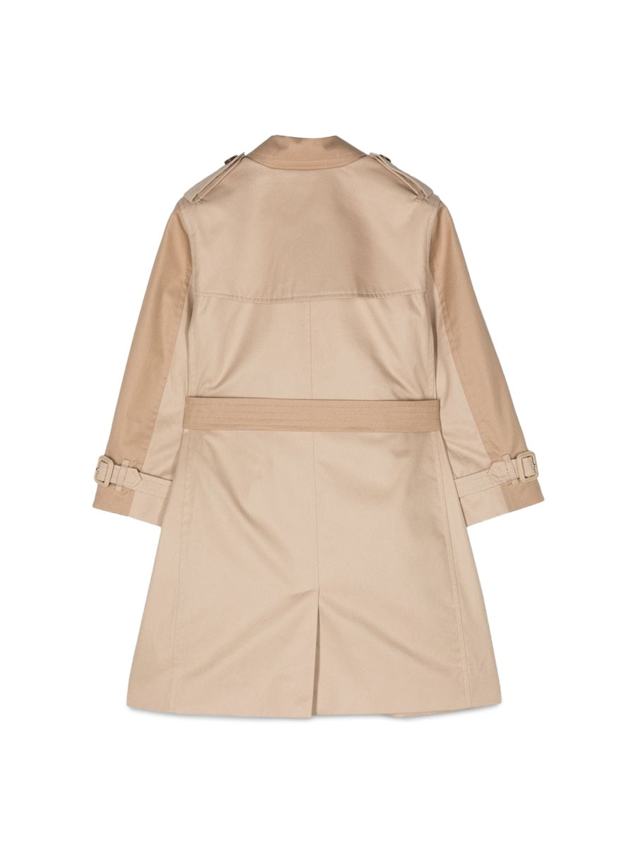 BURBERRY Trench Mini Jacket with Anais Belt for Girls