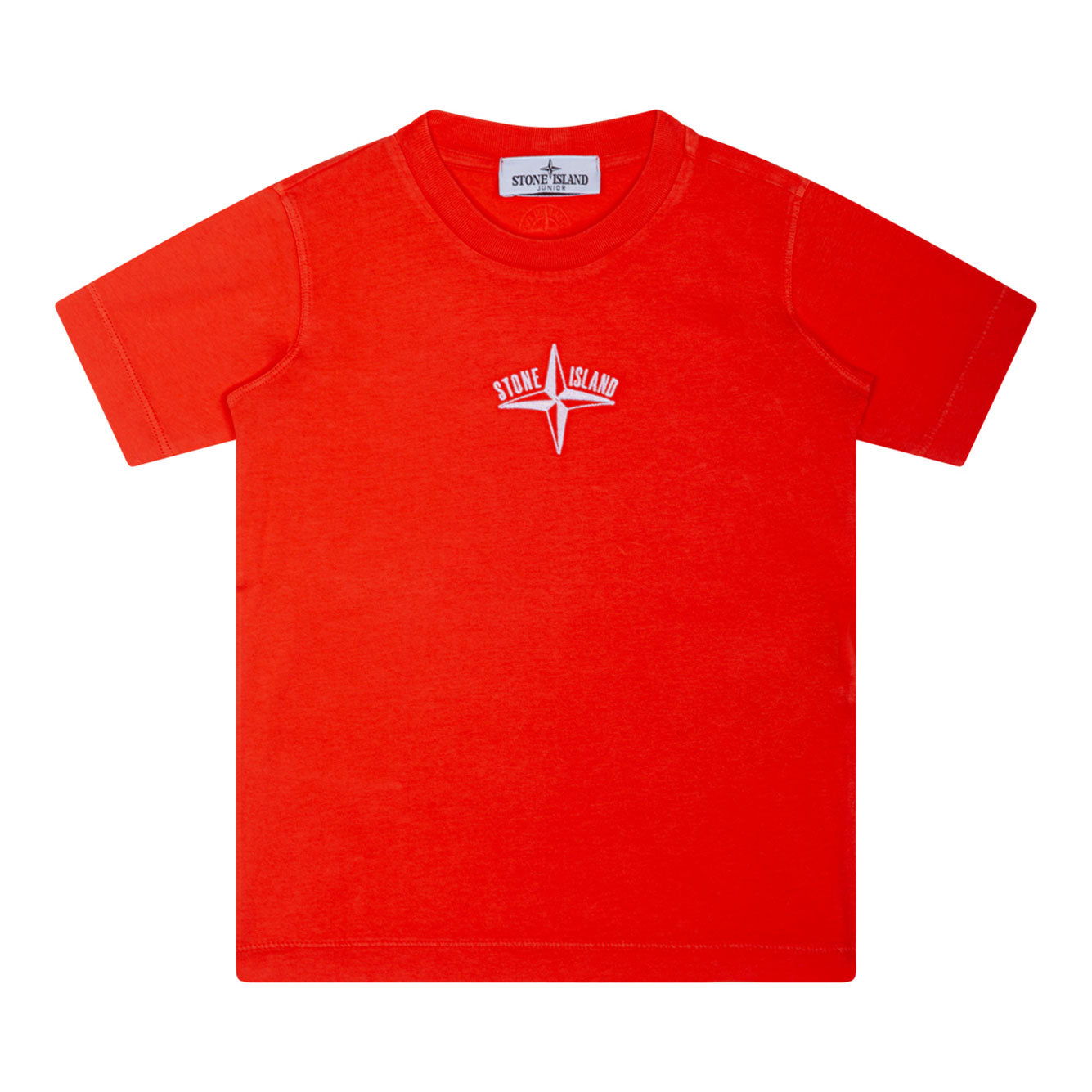 STONE ISLAND Trendy Mini Cotton T-Shirt for Boys