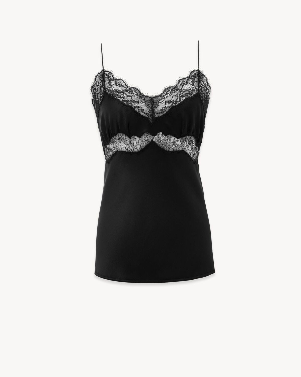 SAINT LAURENT Elegant Lingerie Mini Top for Women
