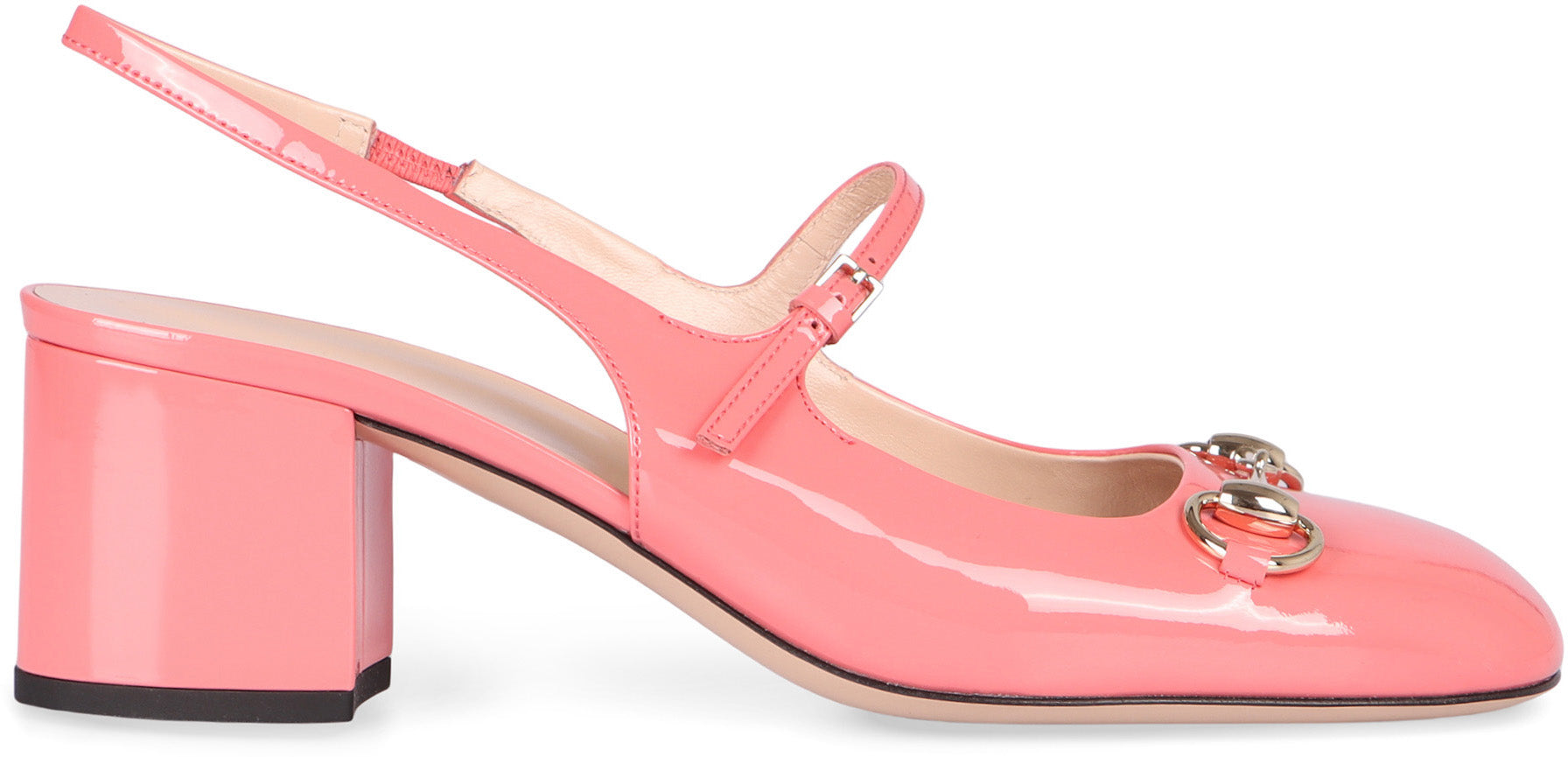 GUCCI Patent Leather Slingback Pumps
