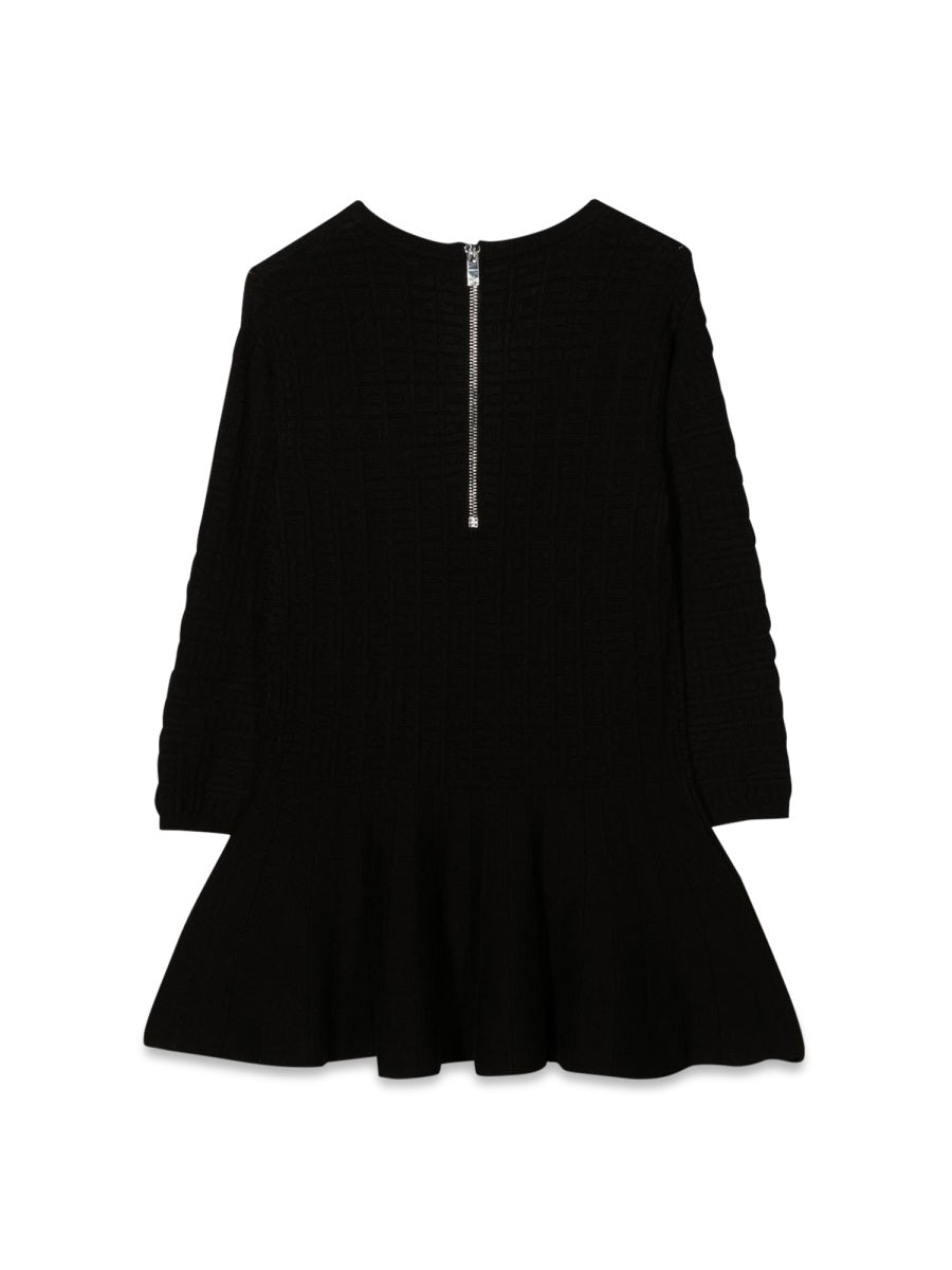 GIVENCHY Chic Long-Sleeved Mini Dress for Girls