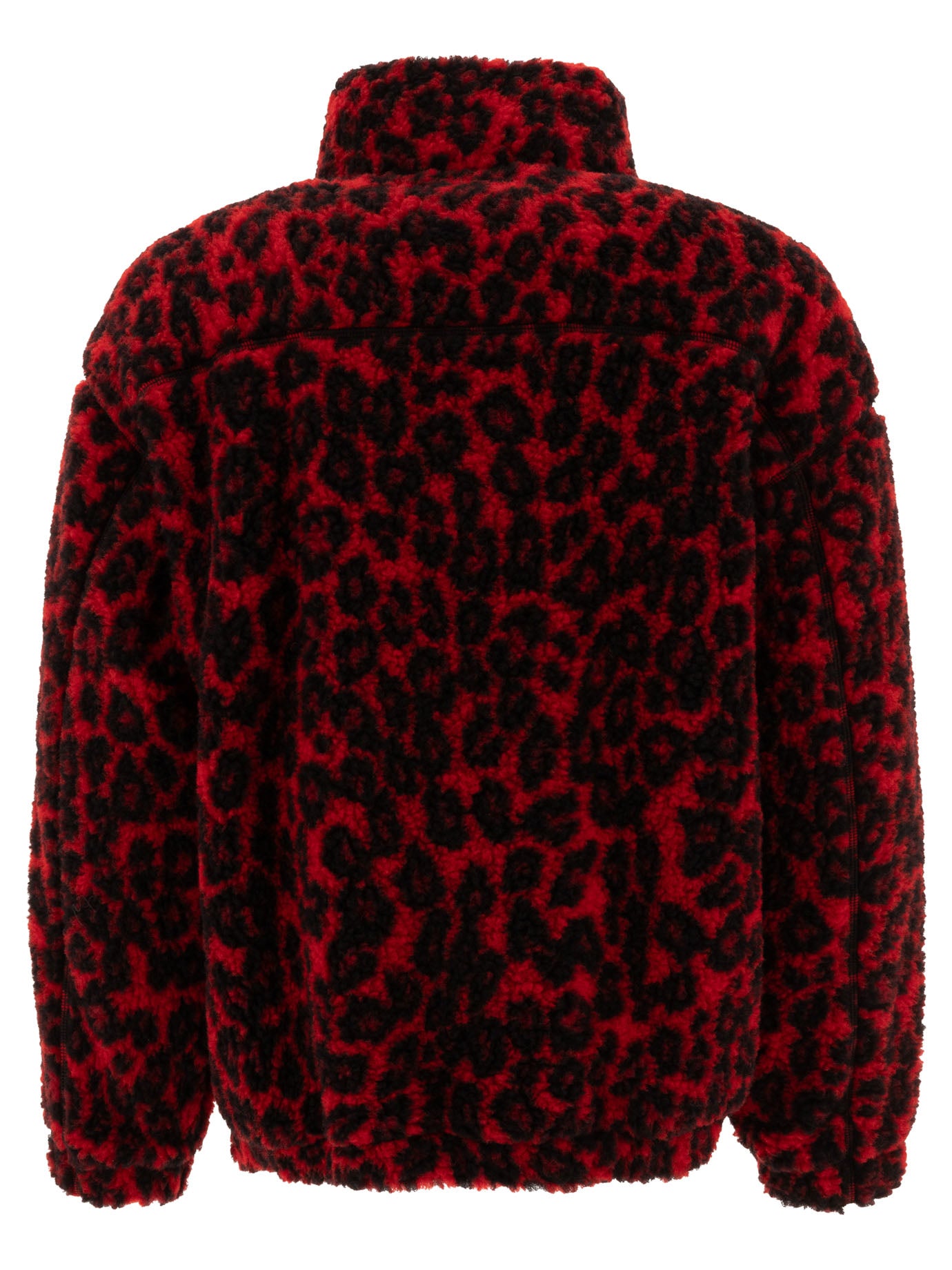 ALEXANDER MCQUEEN Leopard Print Fleece Jacket - Fall Winter 24/25