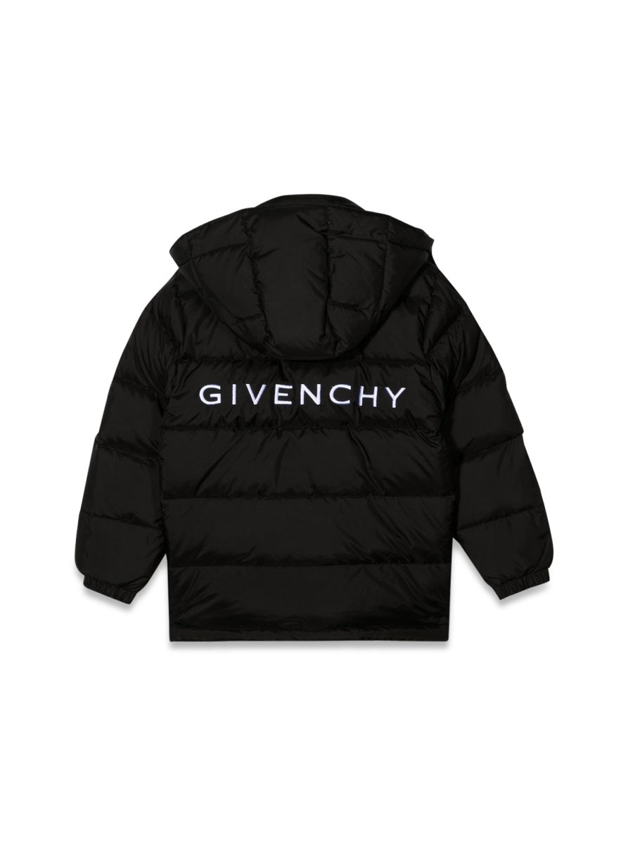 GIVENCHY Boys Long Down Jacket with Hood