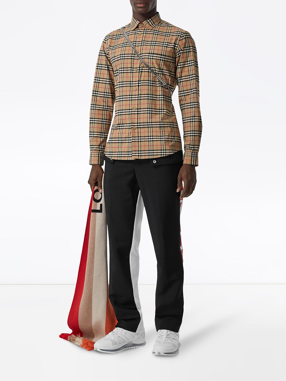 BURBERRY Classic Checked Shirt for Men - Fall/Winter 2025