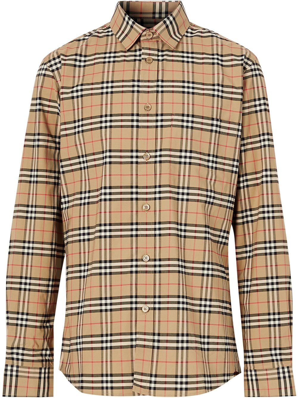 BURBERRY Classic Checked Shirt for Men - Fall/Winter 2025
