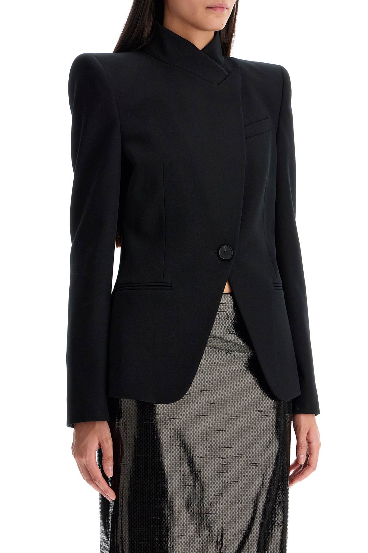 ALEXANDER MCQUEEN Wool Blazer for Women - Fall/Winter 2025