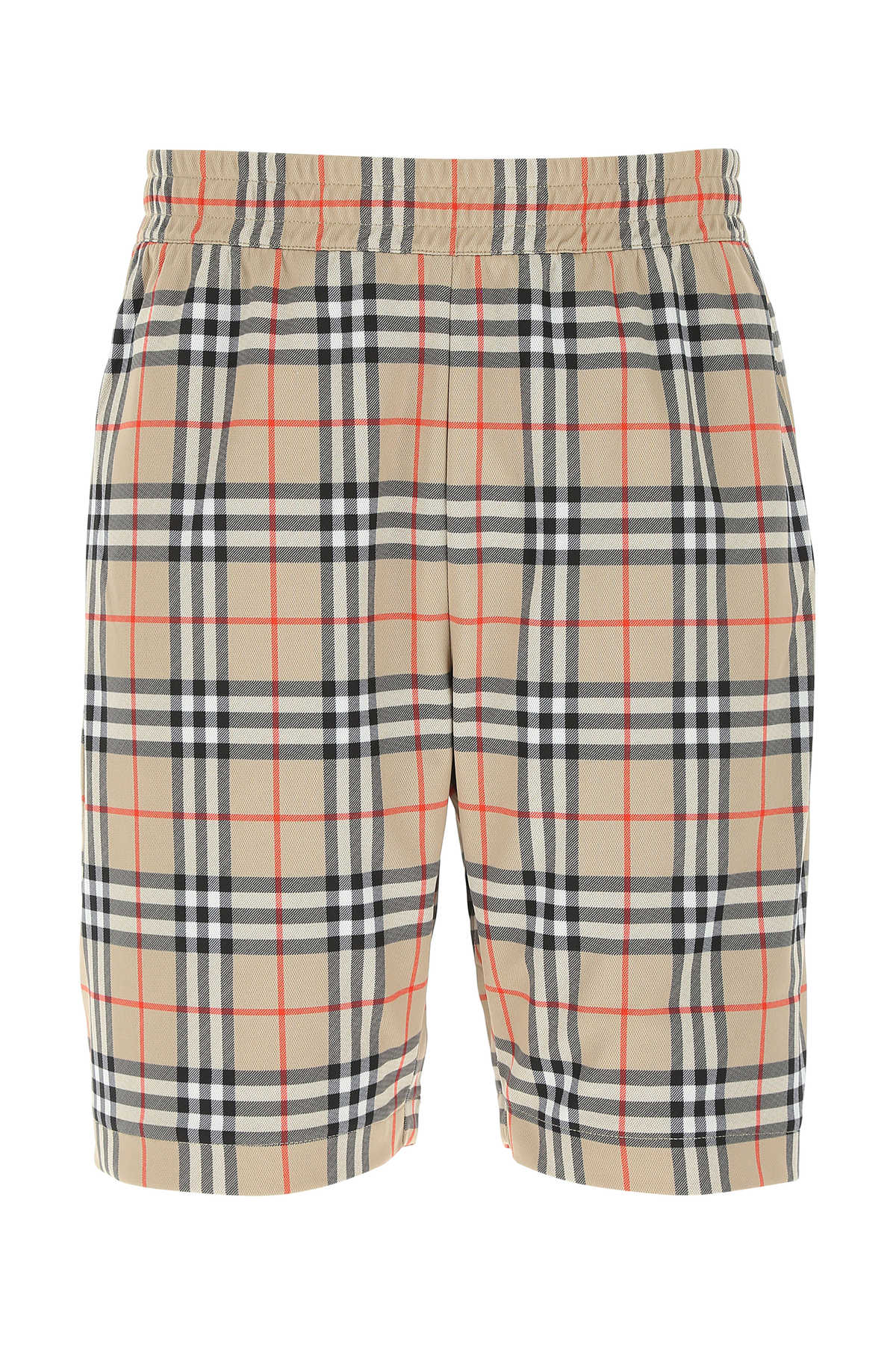 BURBERRY Embroidered Polyester Bermuda Shorts for Men