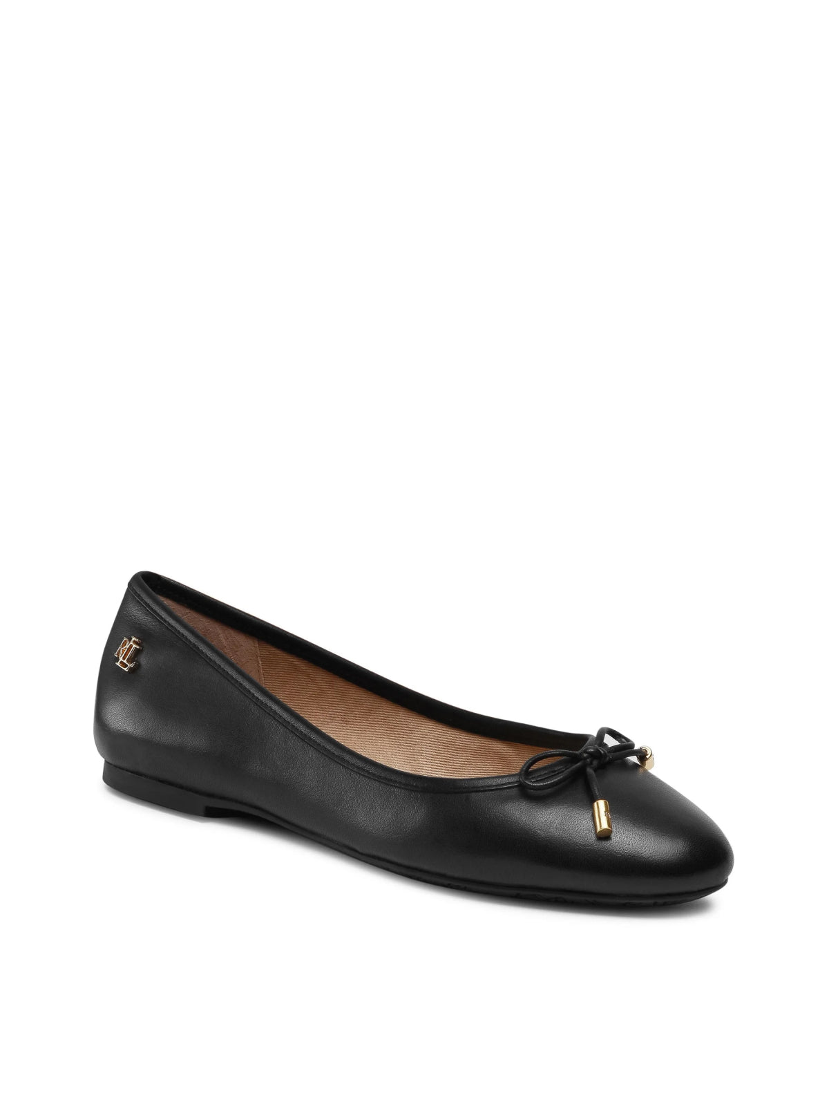 RALPH LAUREN Jayna Leather Flats Ballerinas - Women's