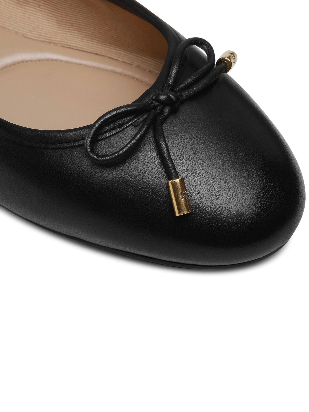 RALPH LAUREN Jayna Leather Flats Ballerinas - Women's