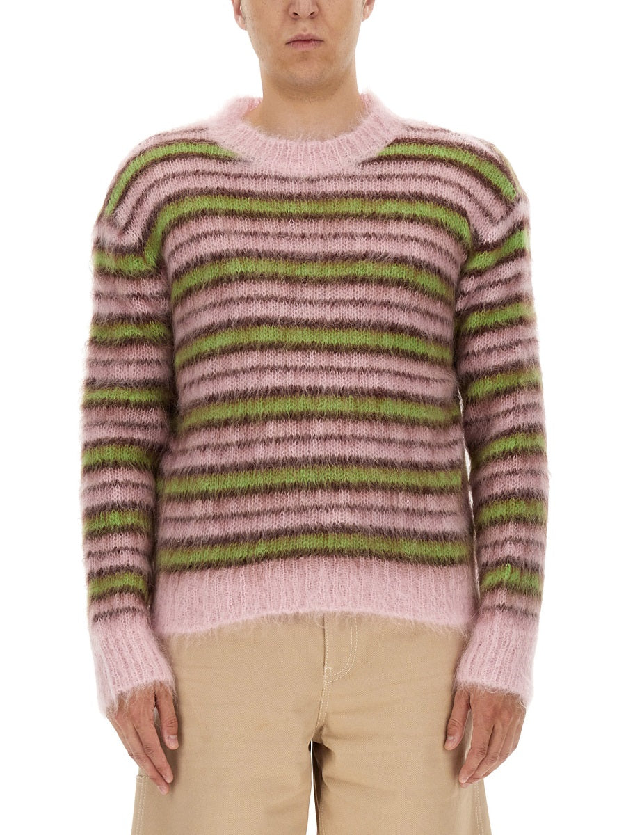 MARNI Comfort Fit Striped Shirt for Men