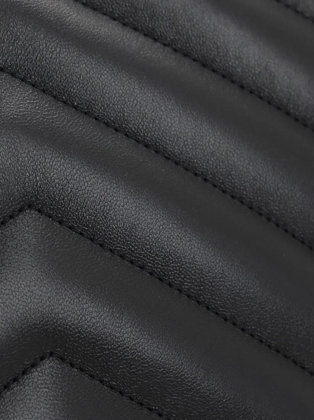 SAINT LAURENT LARGE Quilted Leather Shoulder Handbag