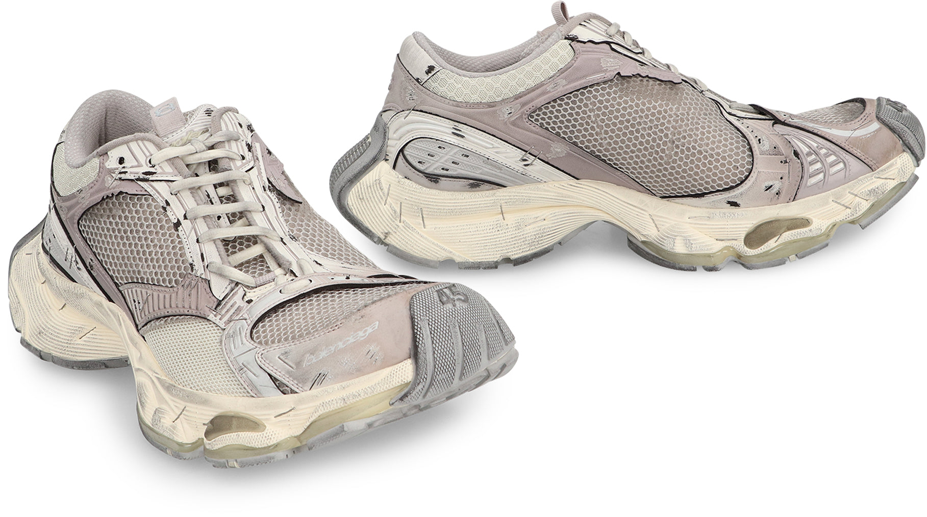 BALENCIAGA Vintage Effect Low-Top Sneakers for Men