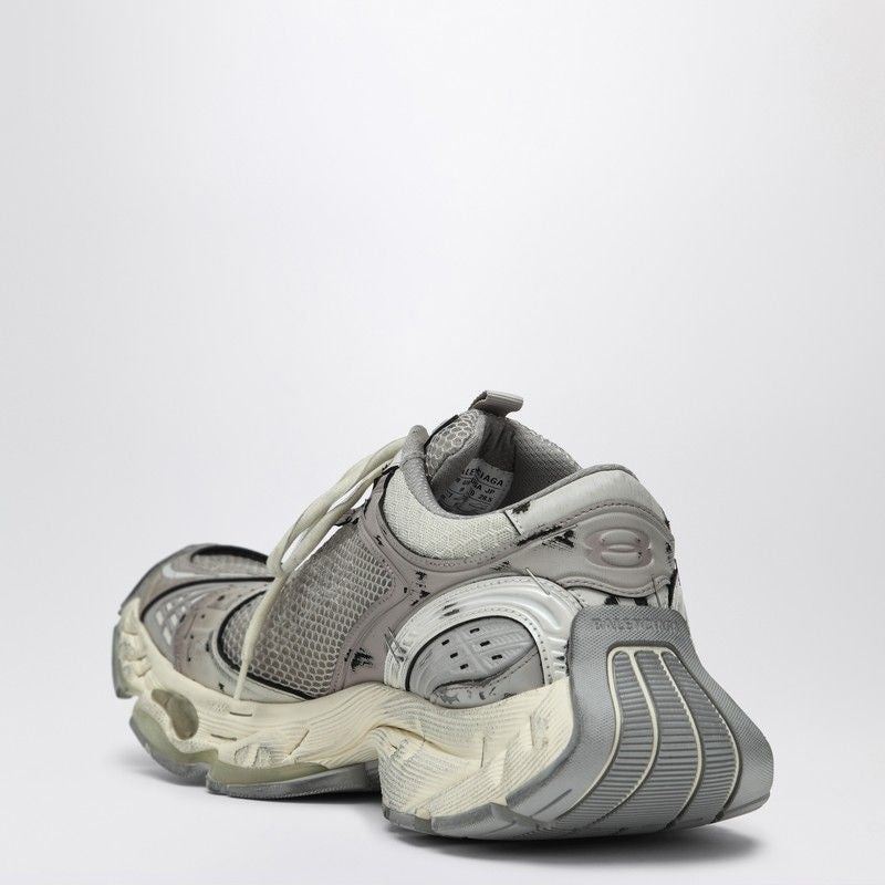 BALENCIAGA Multicolor Synthetic Leather and Mesh Stapler Sneakers for Men