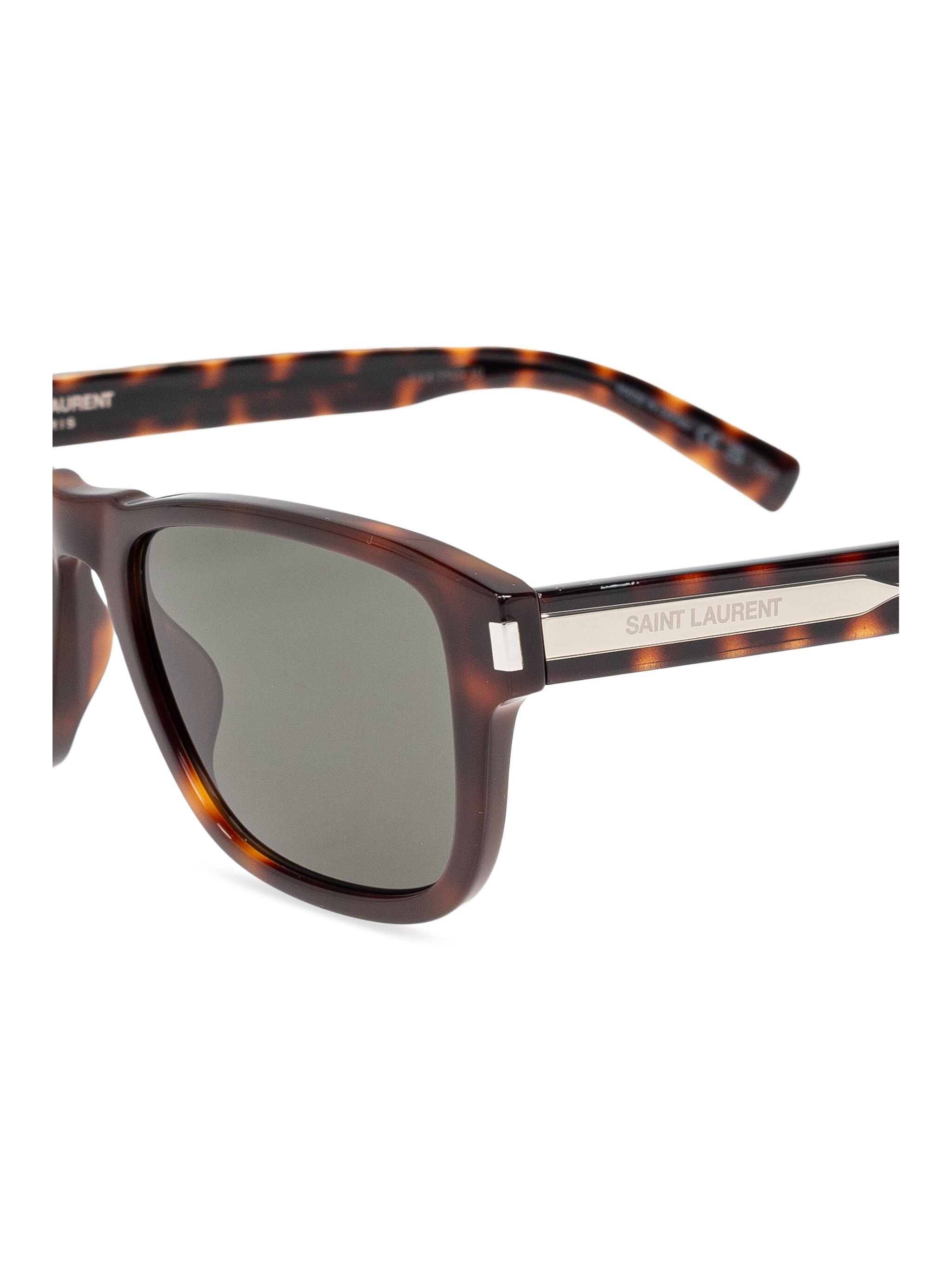 SAINT LAURENT Square Acetate Sunglasses for Men