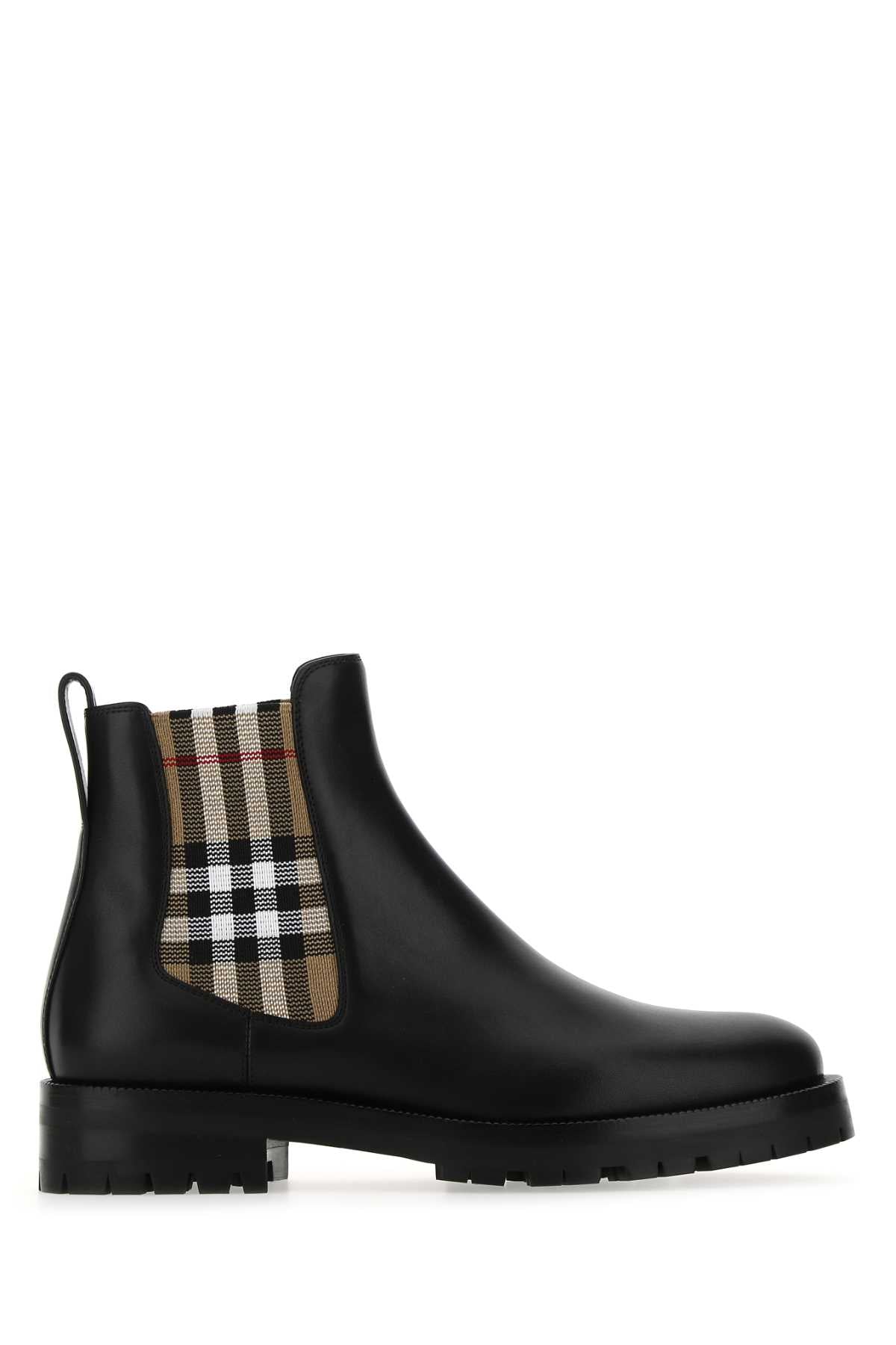BURBERRY Women's Premium Leather Ankle Boots