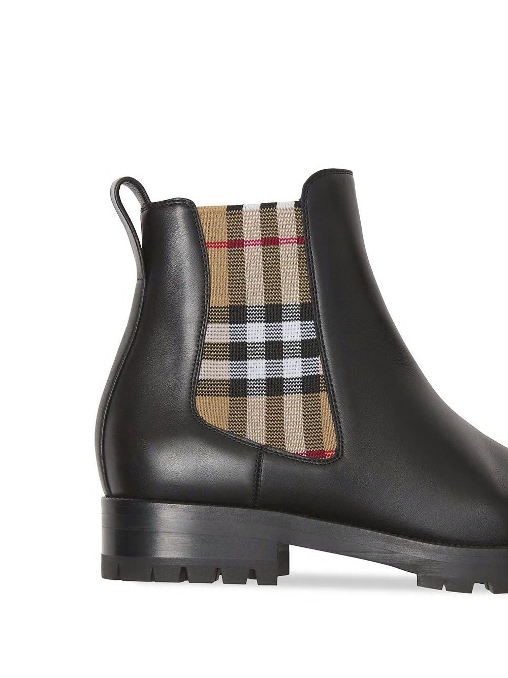 BURBERRY Women's Premium Leather Ankle Boots