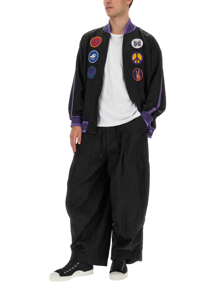 NEEDLES Comfort Fit Satin Jacket for Men