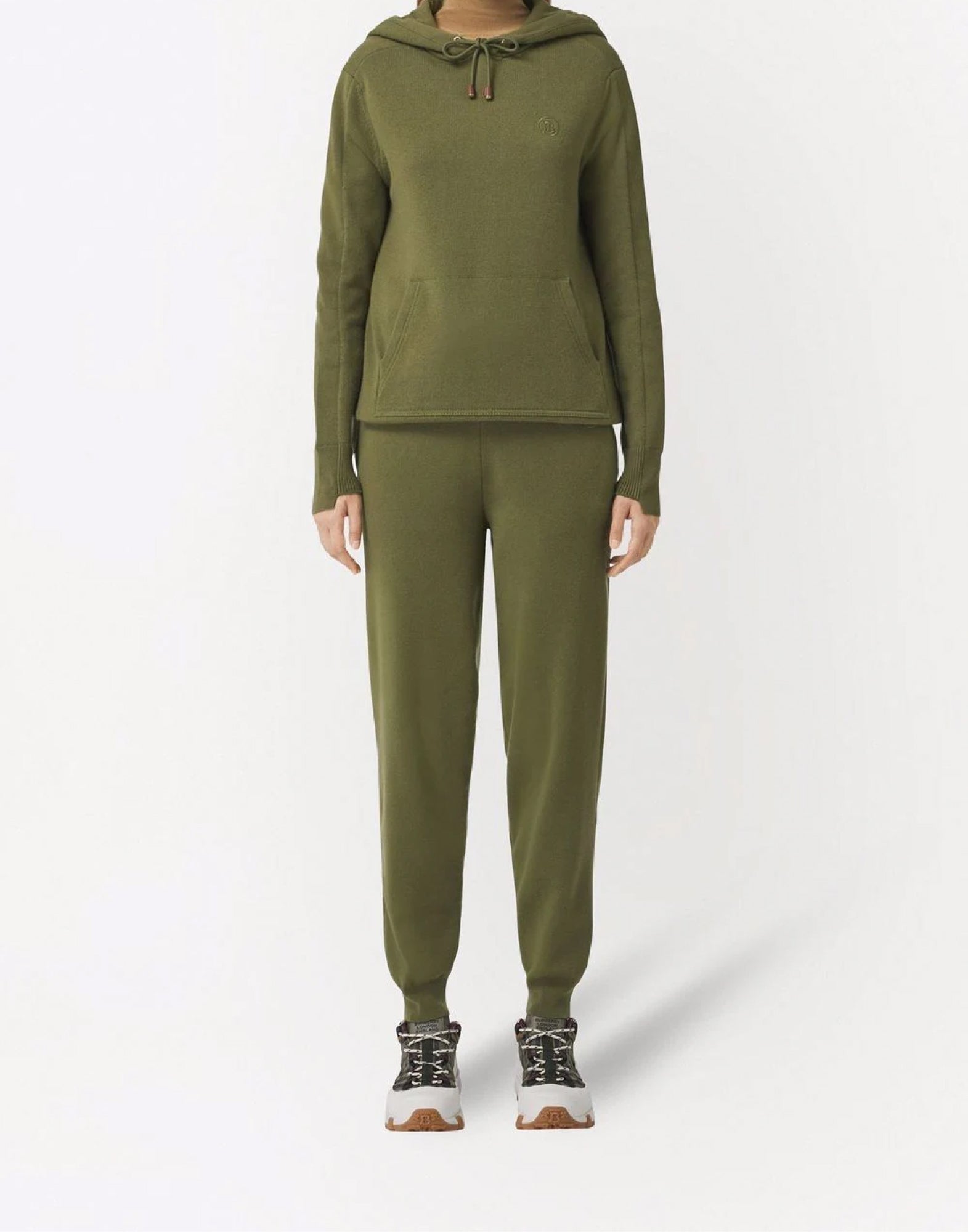 BURBERRY Cashmere Blend Joggers Sweatpants for Women