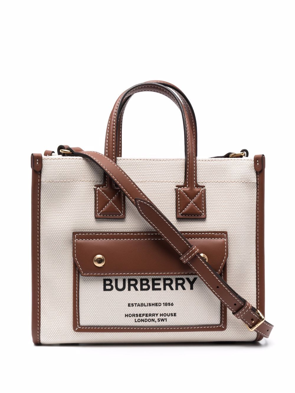 BURBERRY Mini Pocket Tote Handbag