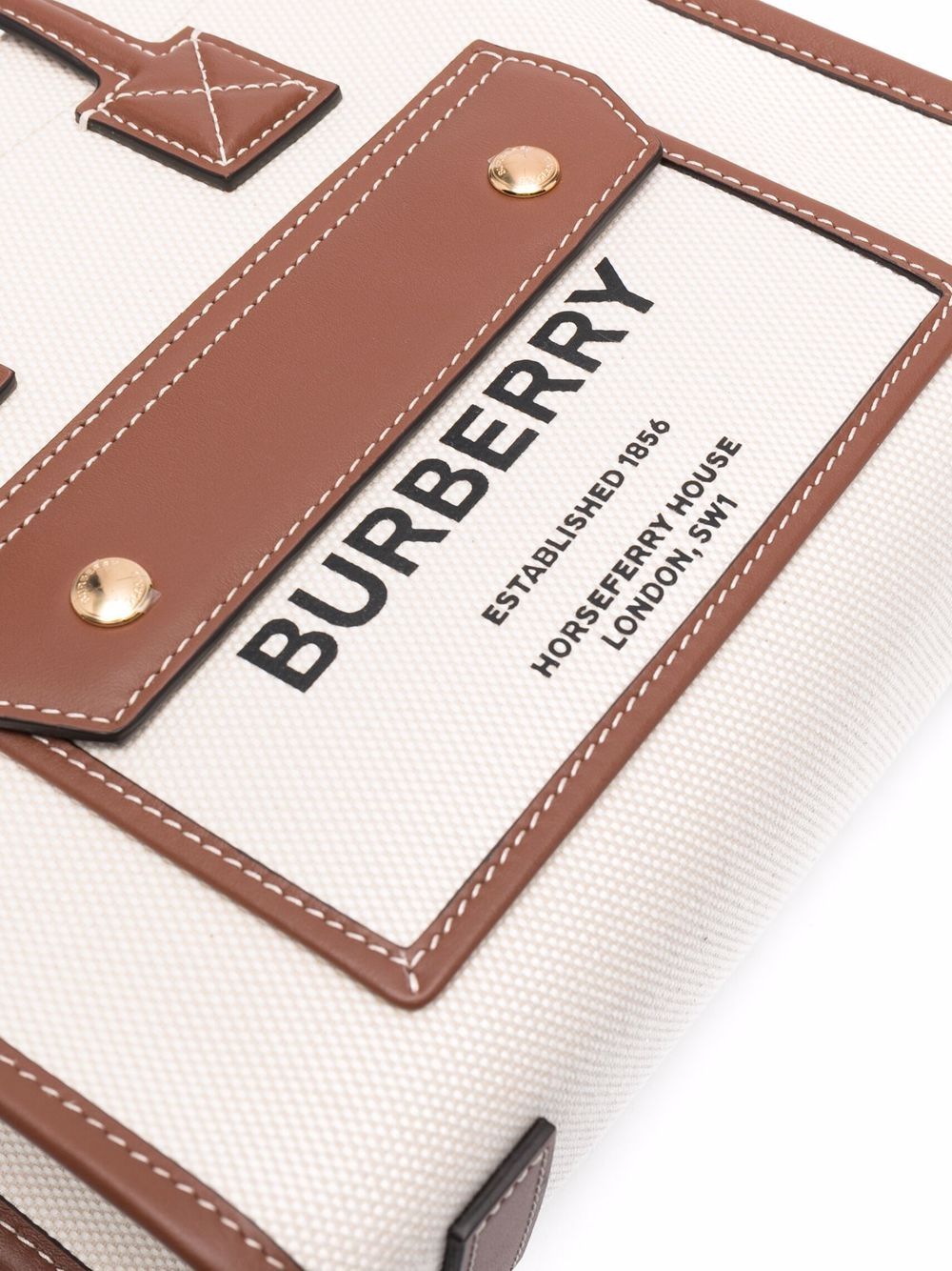 BURBERRY Mini Pocket Tote Handbag