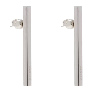 ALEXANDER MCQUEEN Cross-Bar Mini Earrings