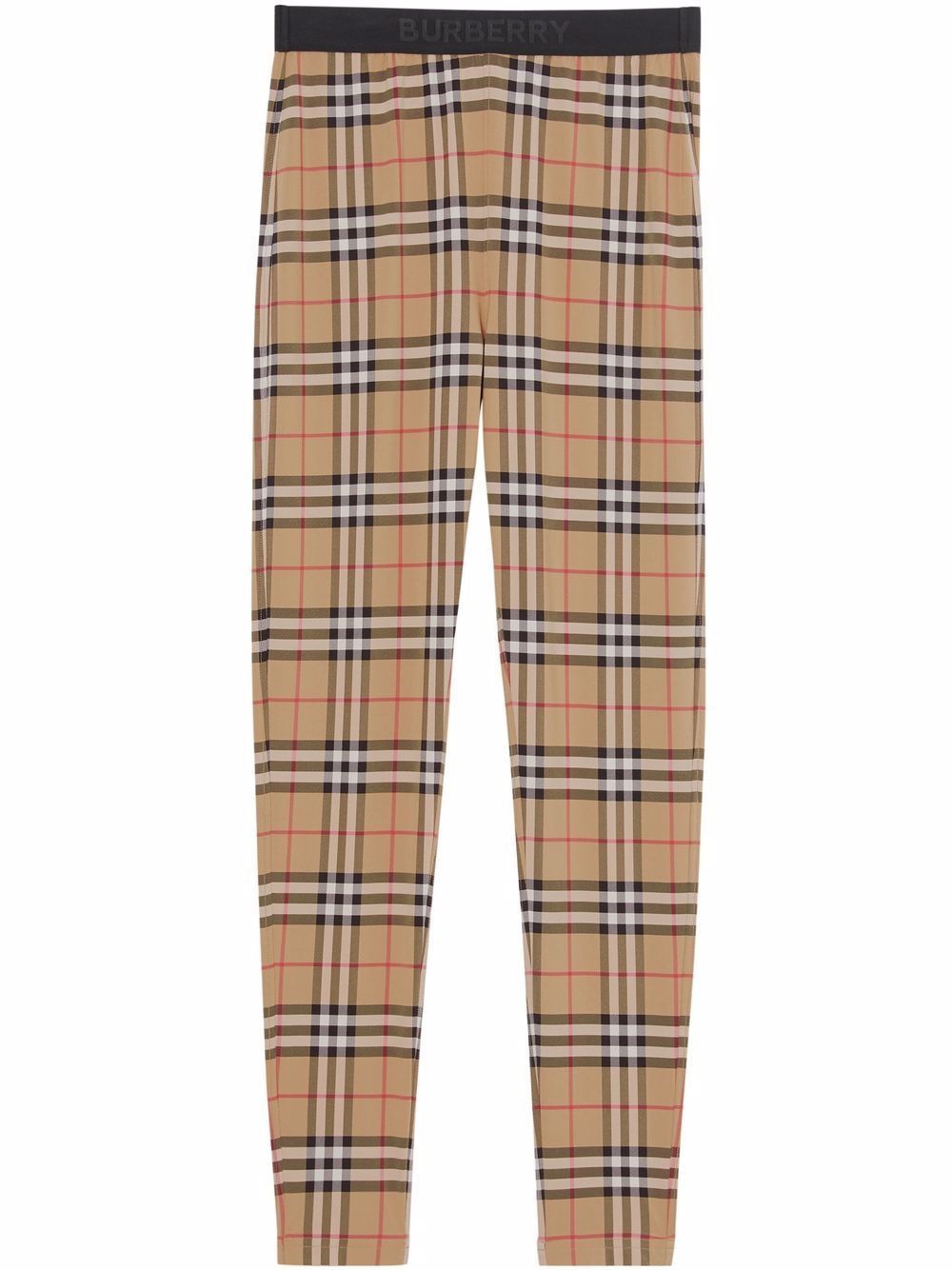 BURBERRY Printed Stretch Nylon Leggings