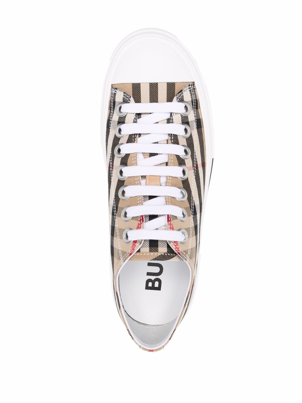 BURBERRY Printed Canvas Low-Top Sneakers for Women