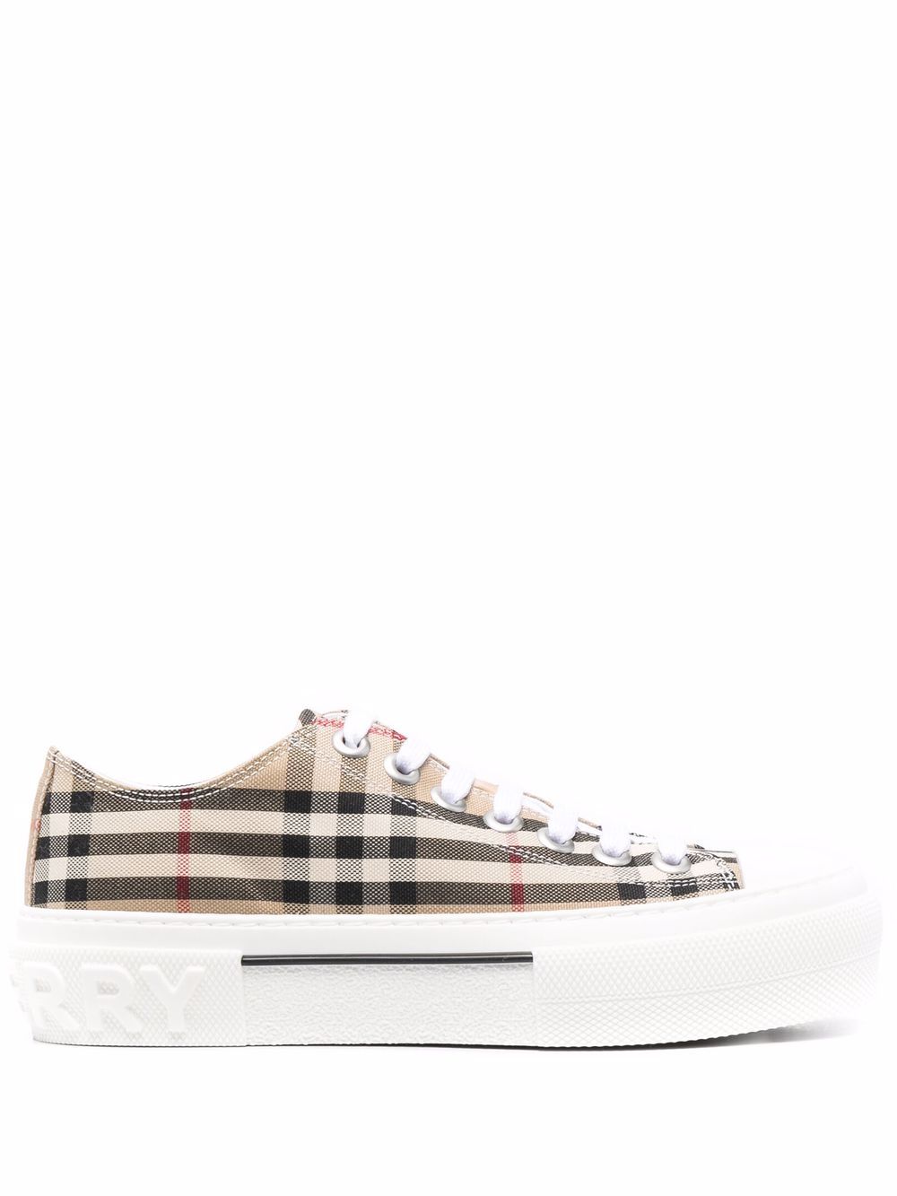 BURBERRY Vintage Check Cotton Sneakers for Women