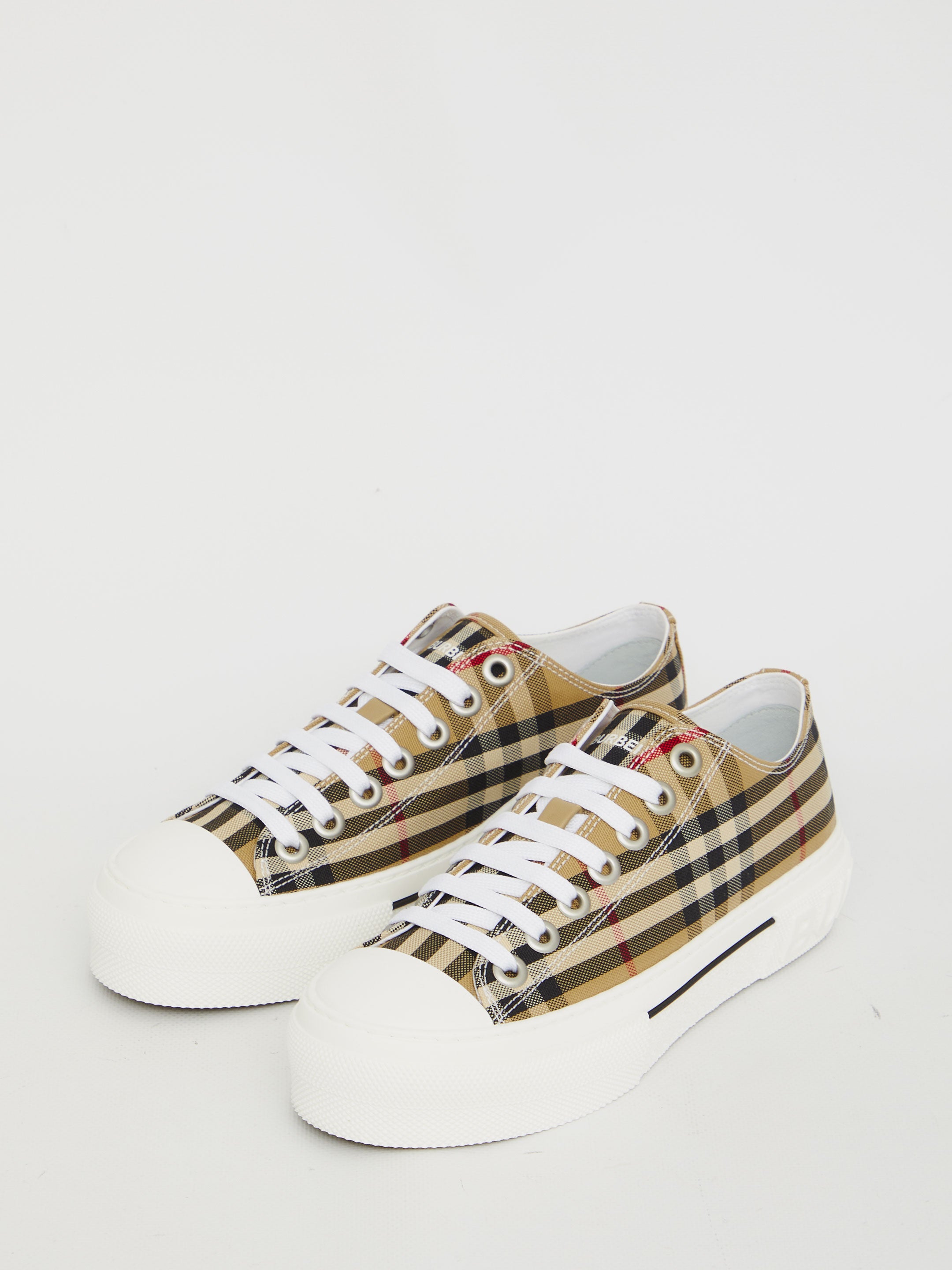 BURBERRY Vintage Check Cotton Sneakers for Women