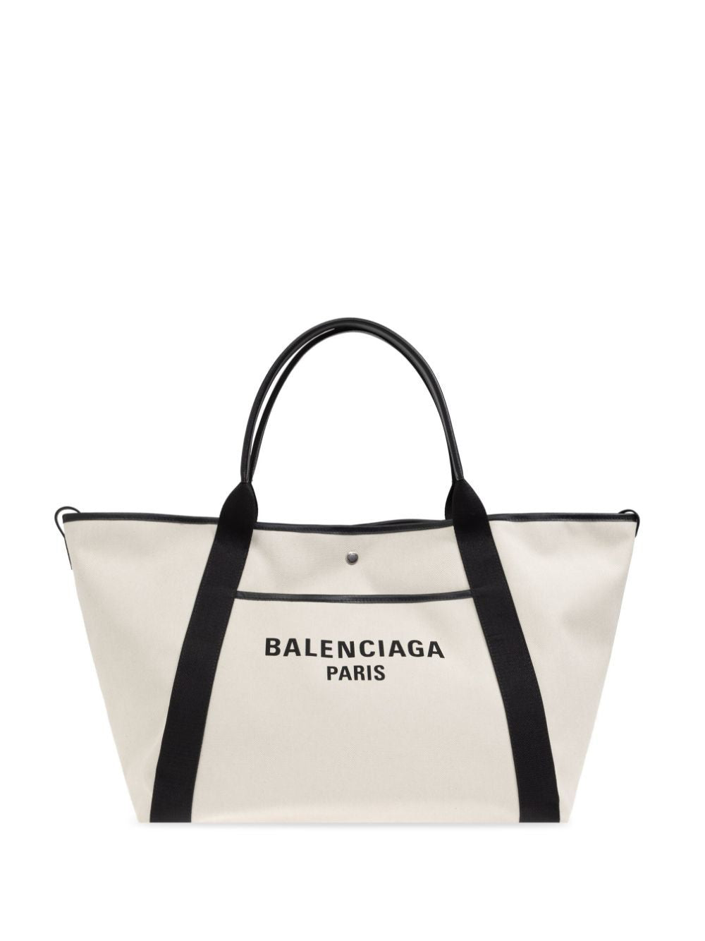 BALENCIAGA Large Canvas Shopping Tote Handbag