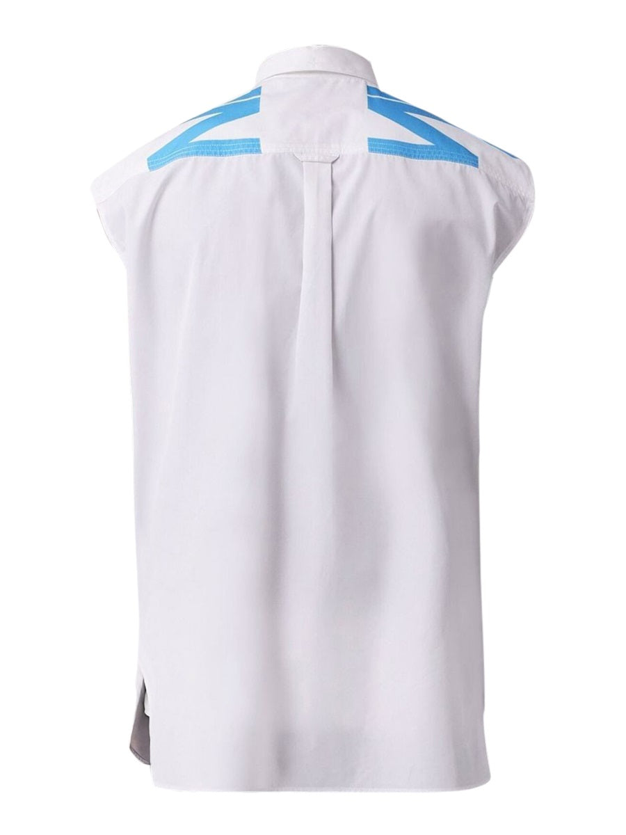BURBERRY Sleeveless Button-Down Shirt for Men