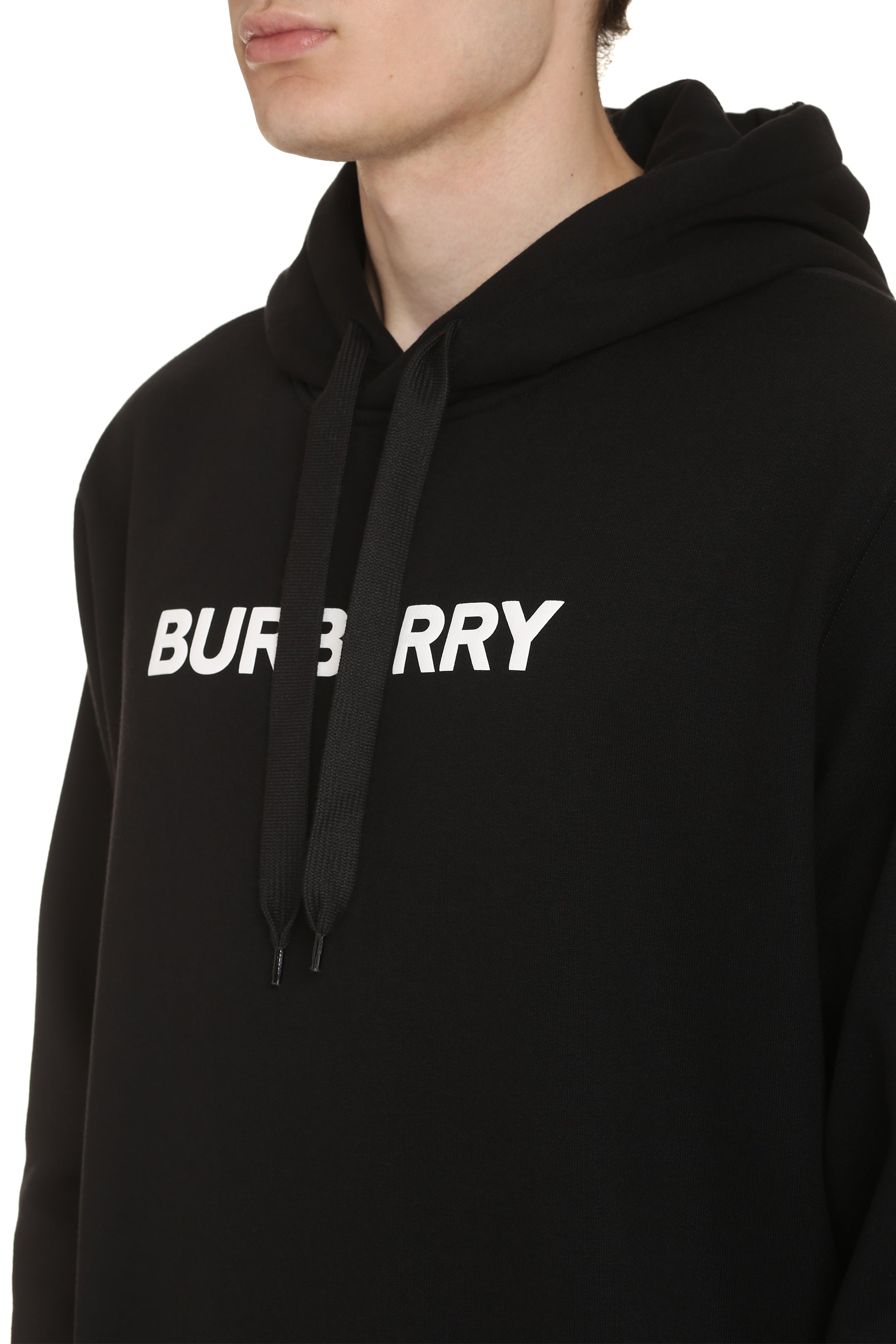 BURBERRY Classic Logo Cotton Hoodie for Men