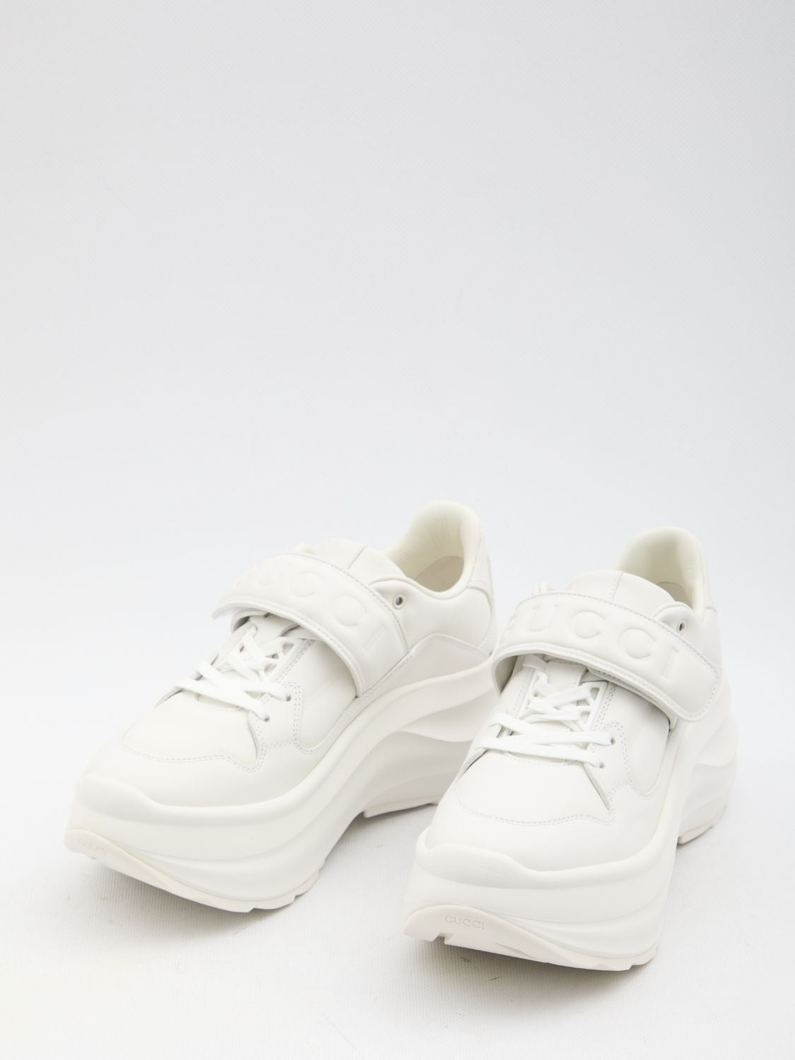 GUCCI Wave Sculpted Platform Sneakers - 5.1cm Height