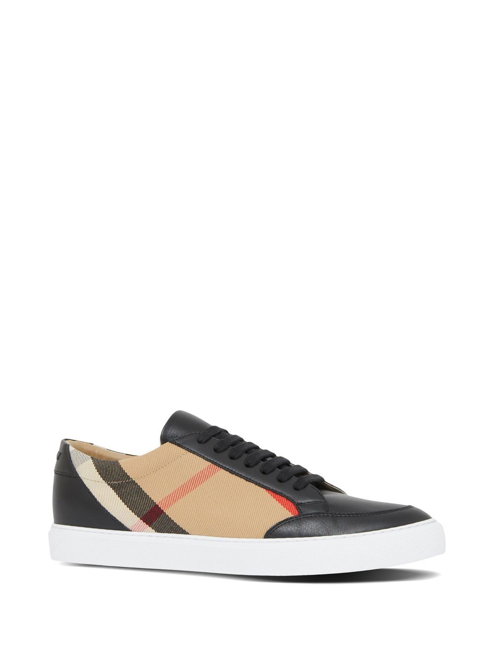 BURBERRY Check Leather Sneakers for Women